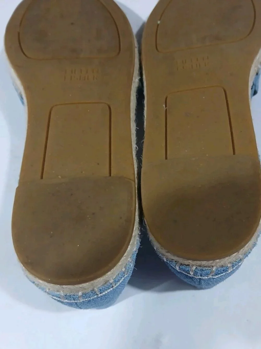 Eileen Fisher Lee Denim Blue Espadrille Sandals